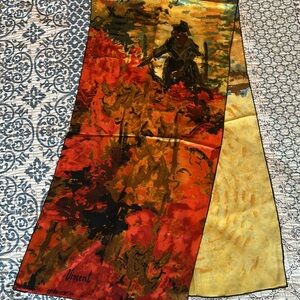 Van Gogh Art Print Silk Scart, NEW